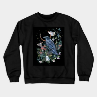 Moon Raven Crewneck Sweatshirt